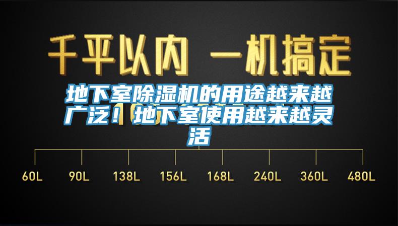 地下室除濕機的用途越來越廣泛！地下室使用越來越靈活