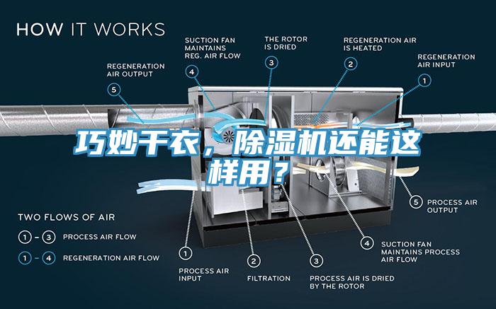 巧妙干衣，除濕機還能這樣用？