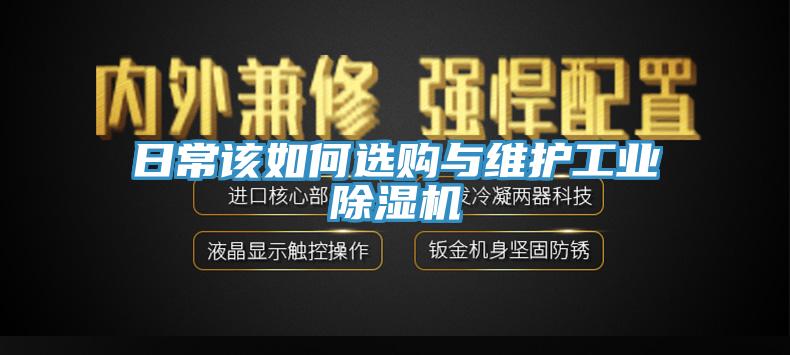 日常該如何選購與維護工業除濕機