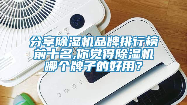 分享除濕機品牌排行榜前十名,你覺得除濕機哪個牌子的好用？