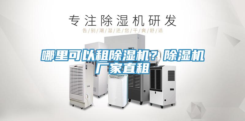 哪里可以租除濕機？除濕機廠家直租