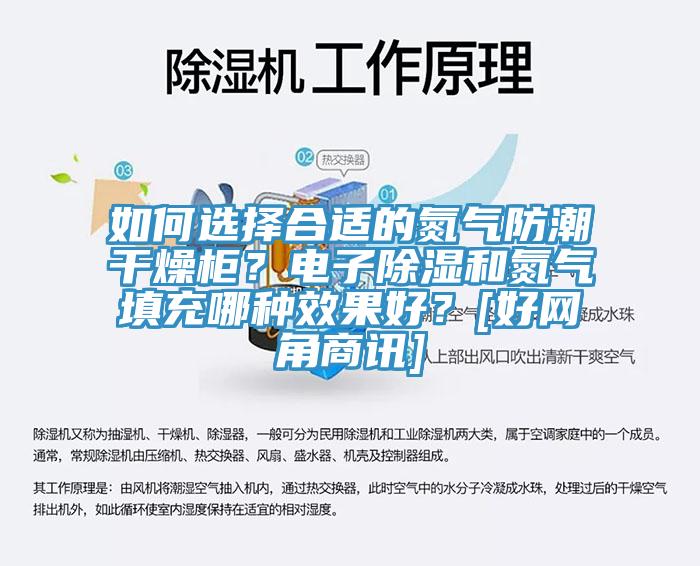 如何選擇合適的氮氣防潮干燥柜？電子除濕和氮氣填充哪種效果好？[好網角商訊]