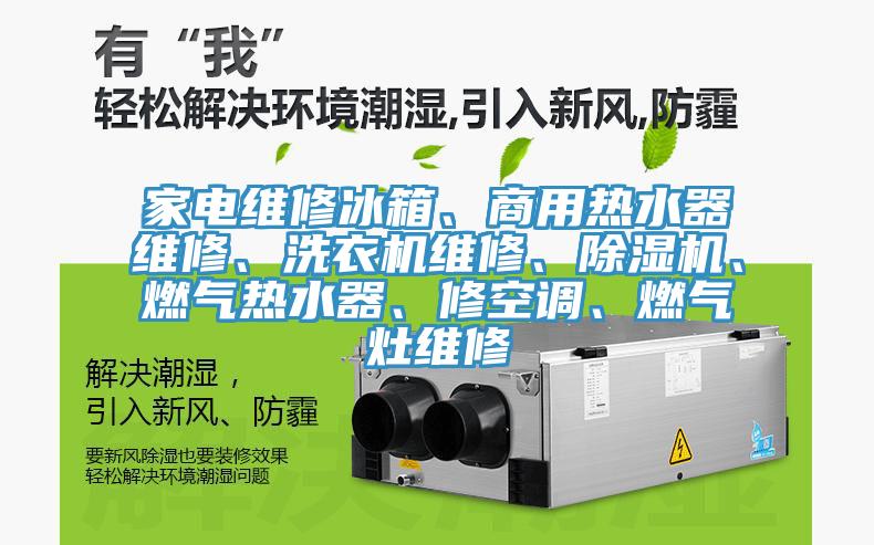 家電維修冰箱、商用熱水器維修、洗衣機維修、除濕機、燃氣熱水器、修空調、燃氣灶維修