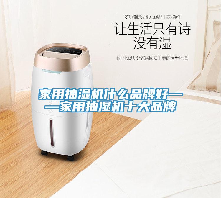 家用抽濕機什么品牌好——家用抽濕機十大品牌