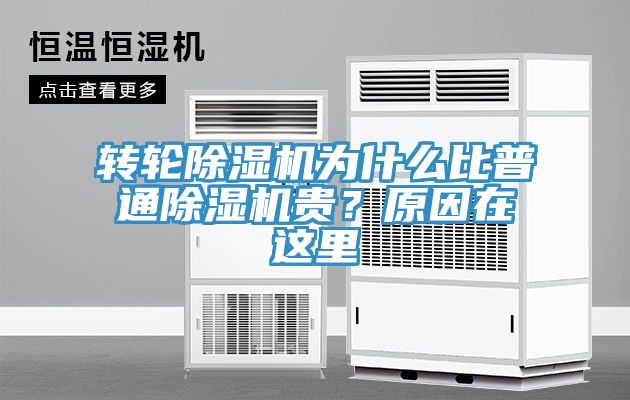 轉輪除濕機為什么比普通除濕機貴？原因在這里